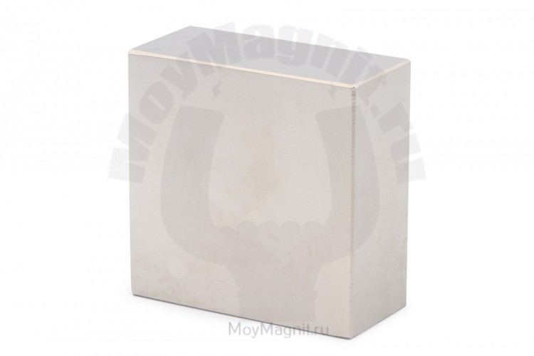 Неодимовый магнит прямоугольник 55х55х25