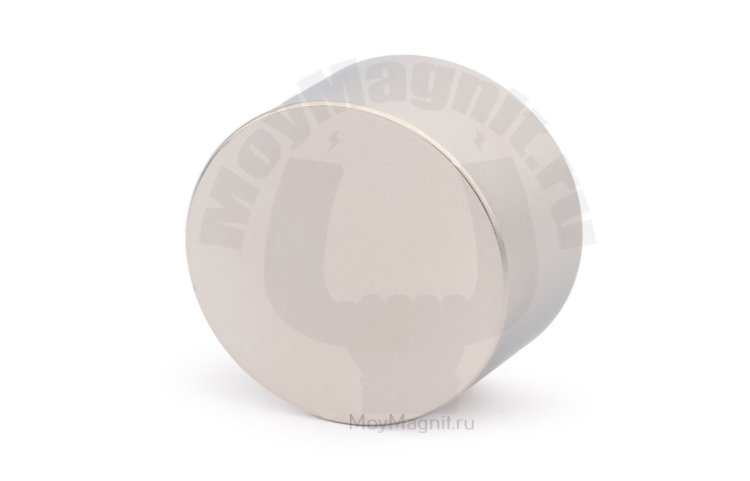 Неодимовый магнит диск 40х25 мм