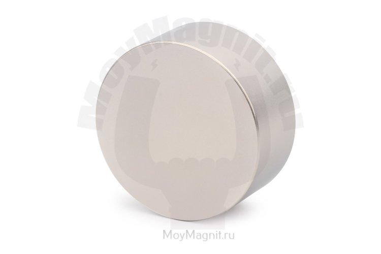Неодимовый магнит диск 50х25 мм