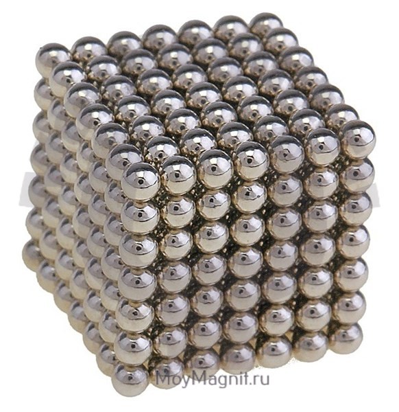 НеоКуб 5мм МЕГА (стальной) - 343 шт.